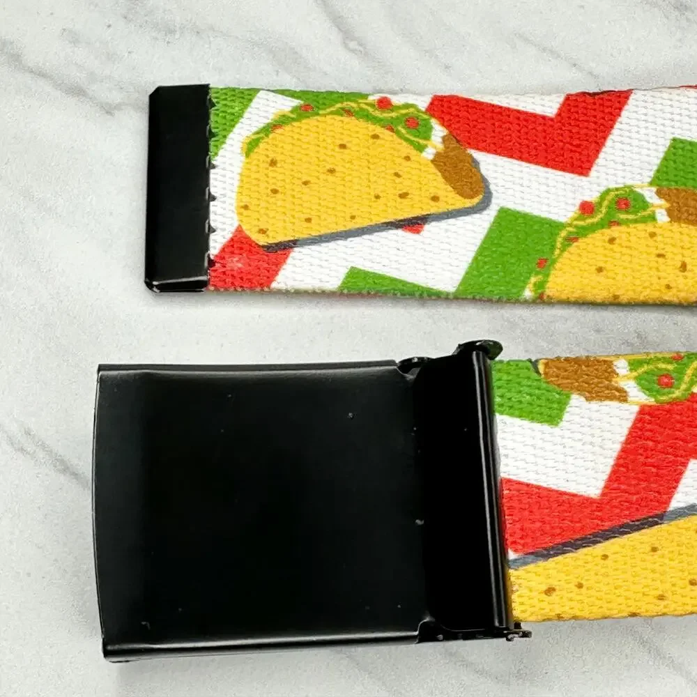 Odd Sox Taco Web Belt Removable Black Buckle Mens OS ✨